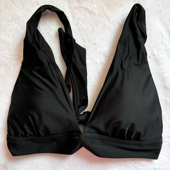 NWT Aerie Longline Plunge Triangle Bikini Top - Picture 3 of 6